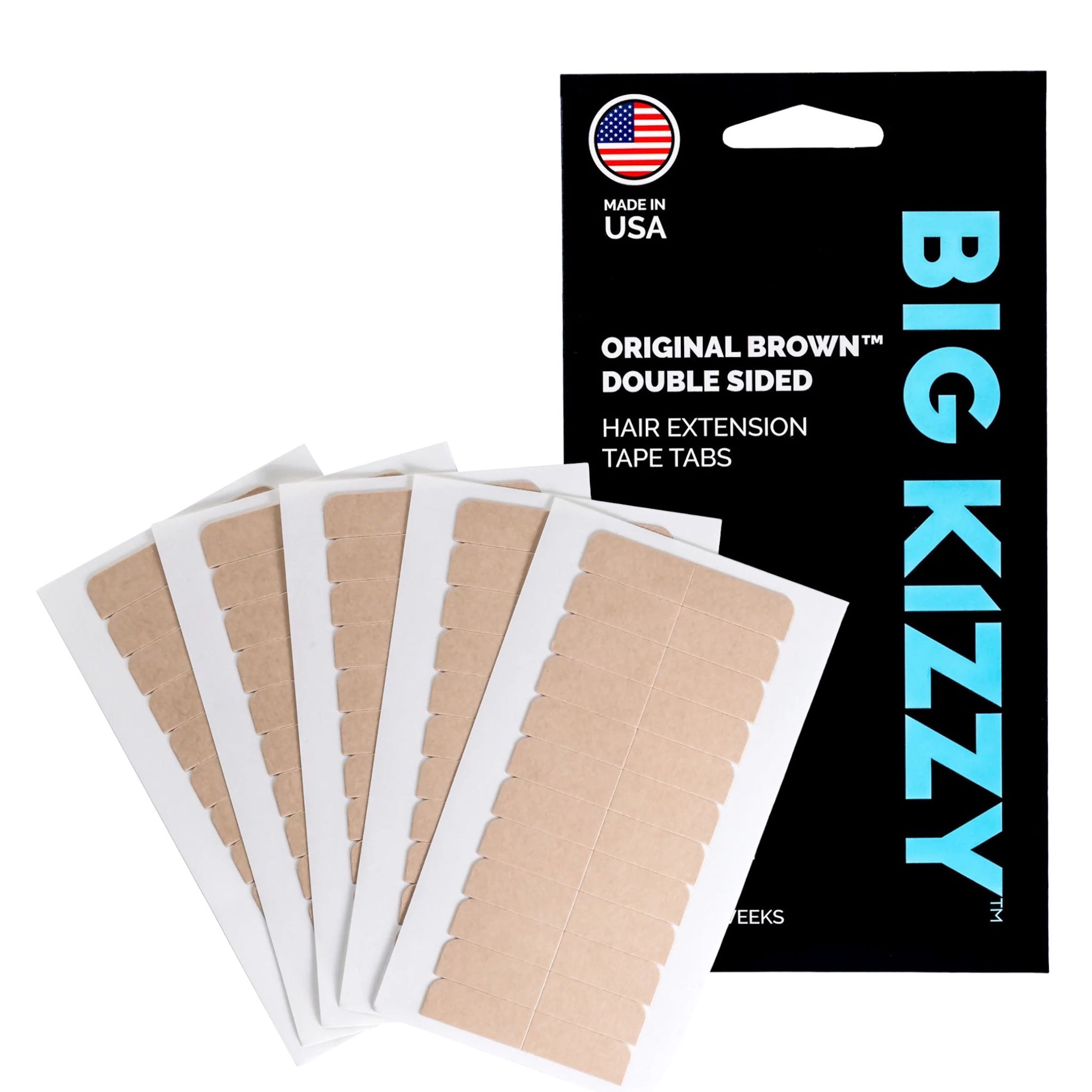 BIG KIZZY®- Original Brown™ Double Sided Hair Extension