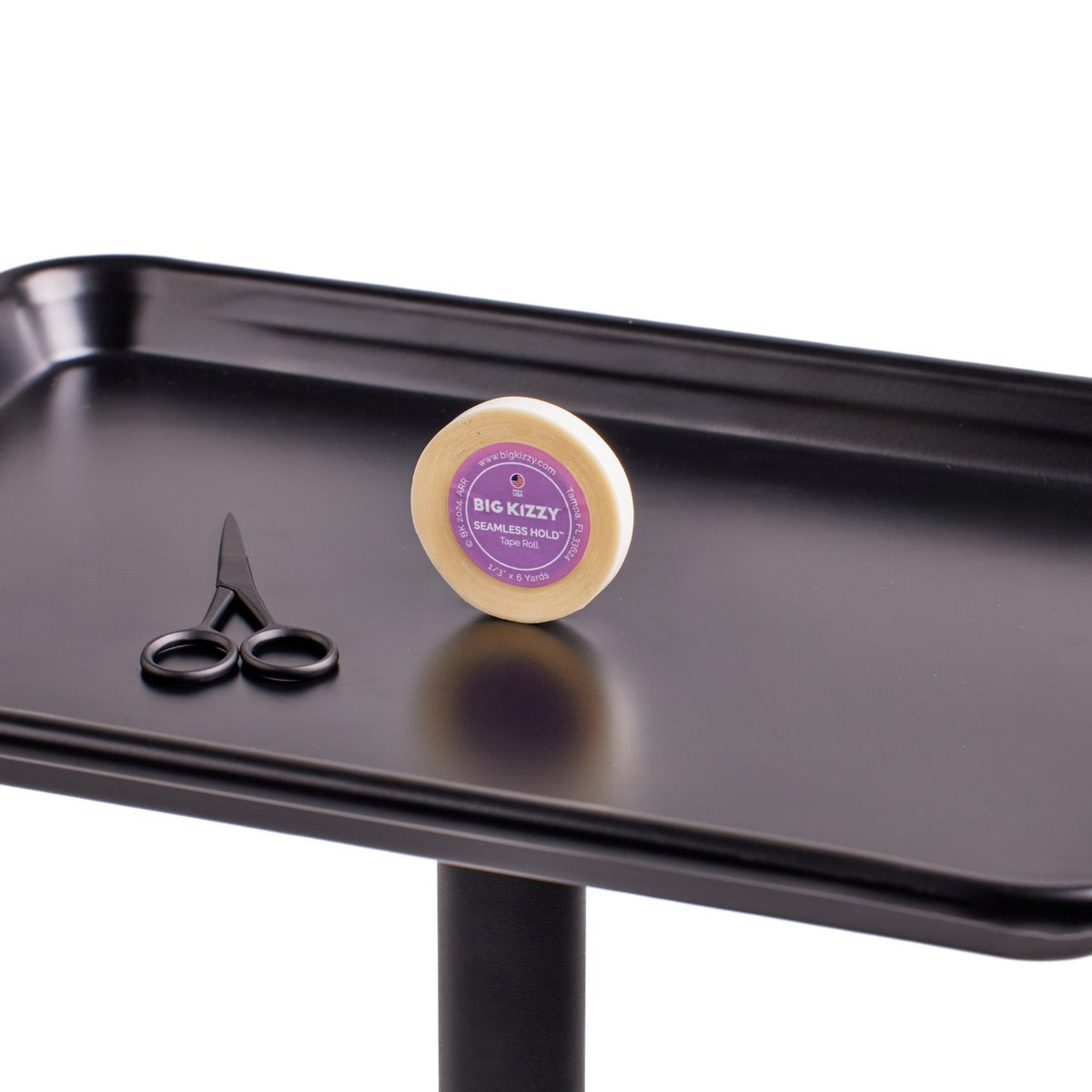 Seamless Hold Tape Roll on Tray
