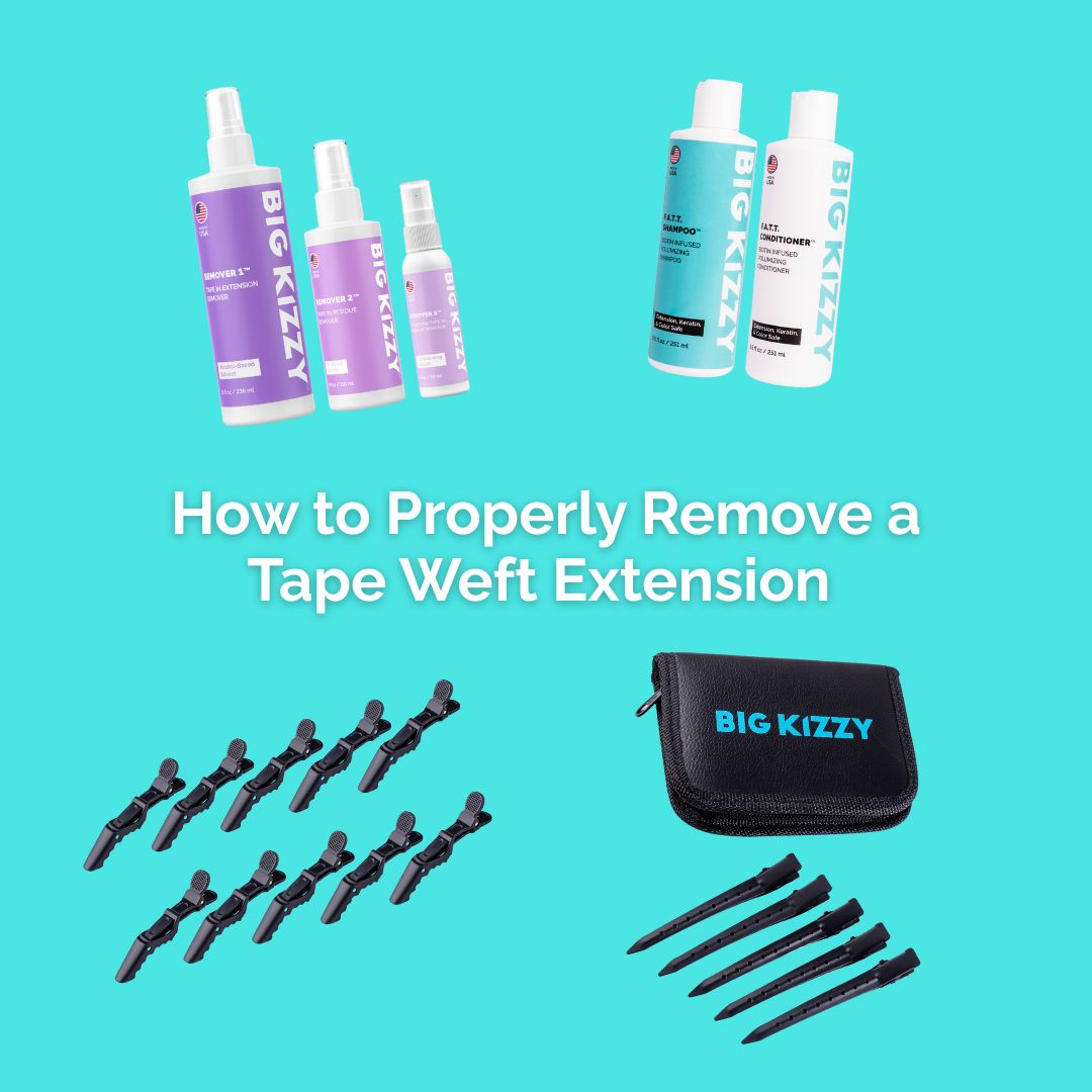How to Properly Remove a Tape Weft Extension
