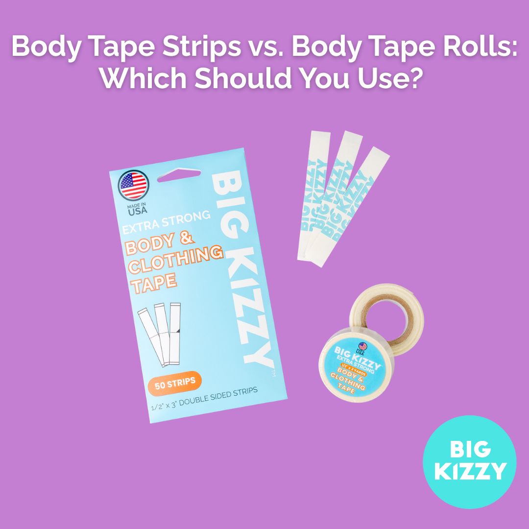 Body Tape Strips vs. Body Tape Rolls: Which Should You Use? 