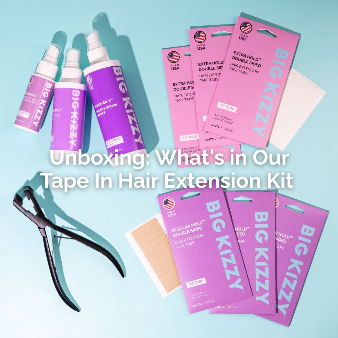 Unboxing: What's in Our Tape In Hair Extension Kit