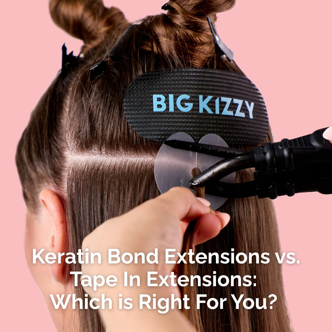 Keratin Bond Extensions vs. Tape In Extensions: Which is Right For You?
