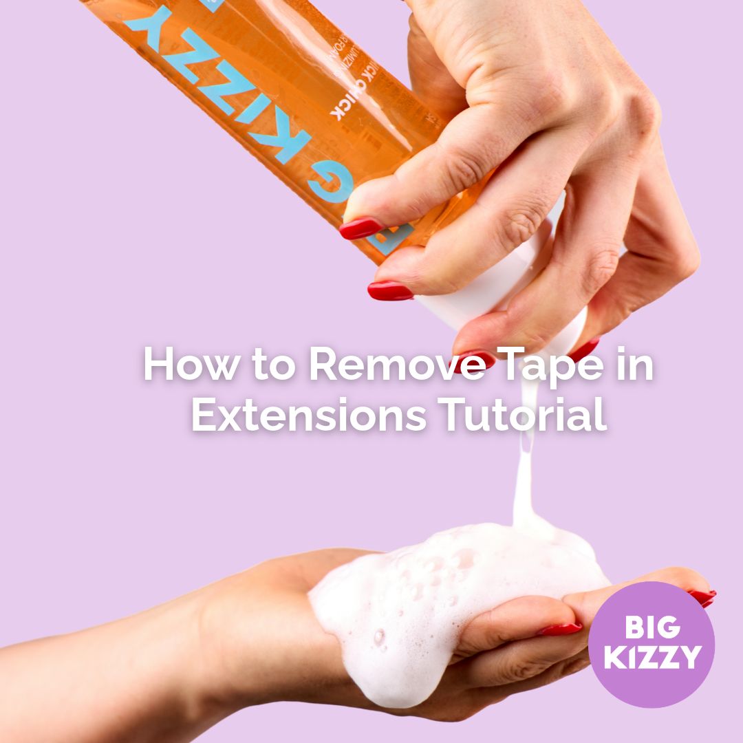 How to Remove Tape in Extensions Tutorial