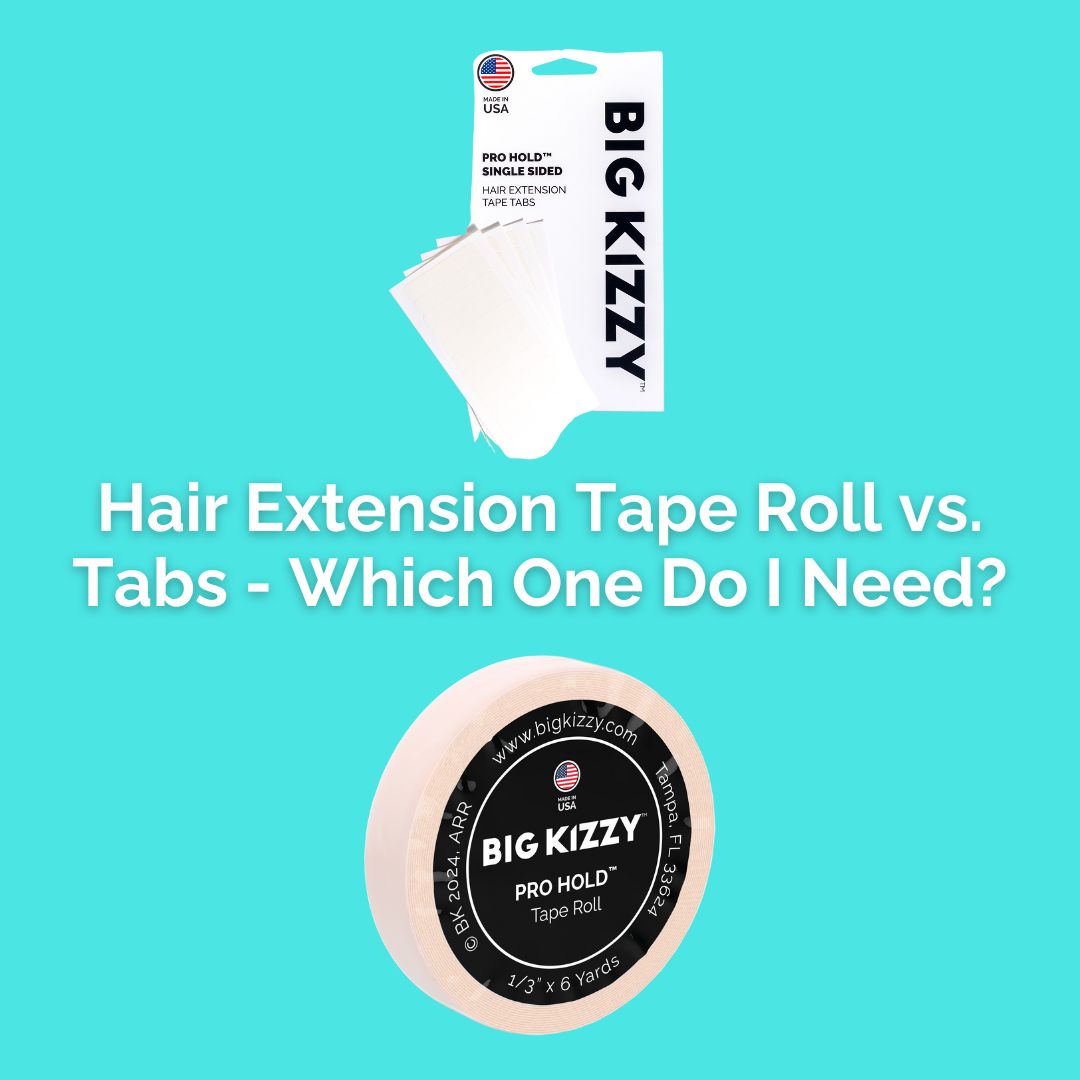 Hair Extension Tape Roll vs. Tabs - Which One Do I Need?