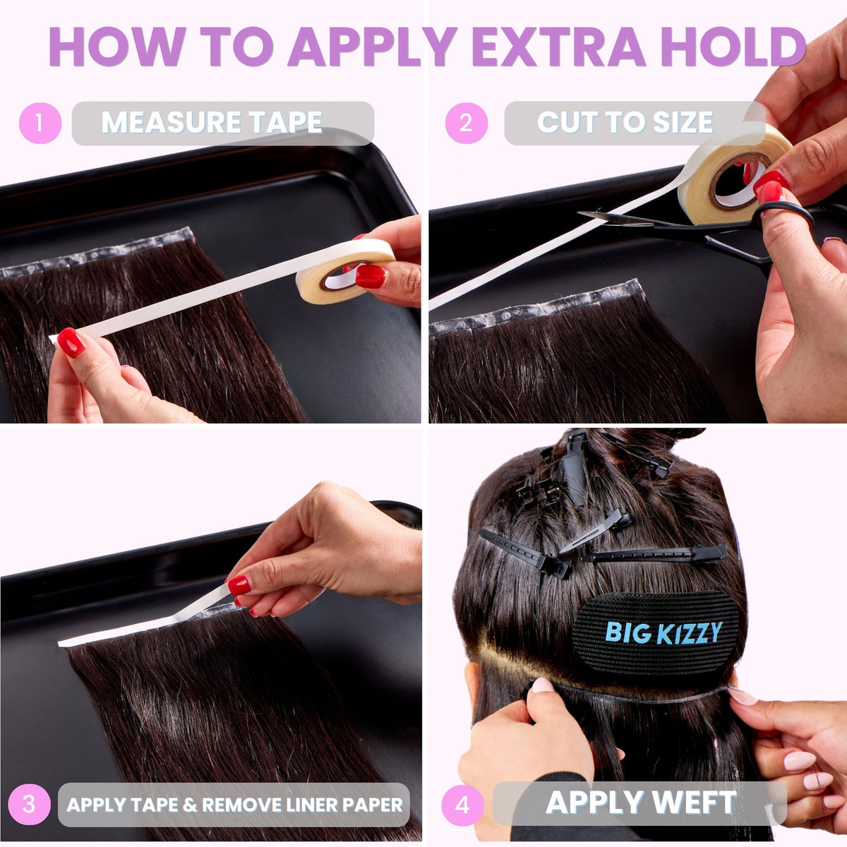 How To Apply Extra Hold Tape Roll