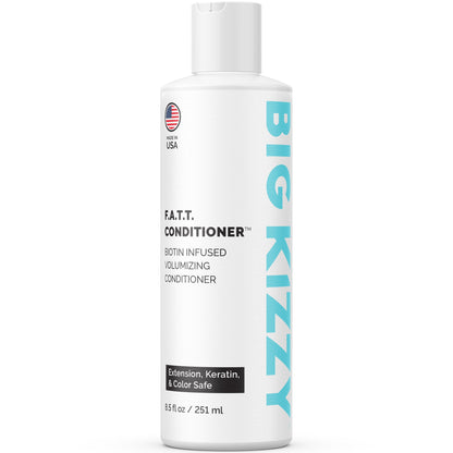 FATT Conditioner Biotin Infused Volumizing Conditioner that is Extension, Keratin, and Color Safe.