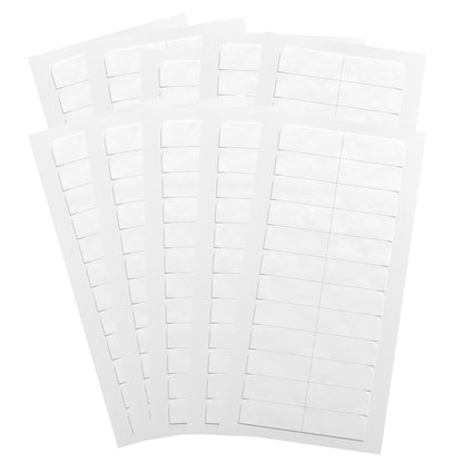 Ten sheets of Big Kizzy No Show Double Sided Hair Extension Tape Tabs Fanned Out