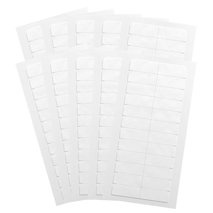 Ten sheets of Big Kizzy Pro Hold Double Sided Hair Extension Tape Tabs Fanned Out