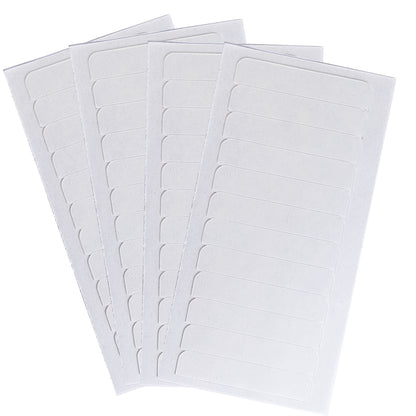 Four sheets of Big Kizzy Pro Hold Single Sided Hair Extension Tape Tabs Fanned Out