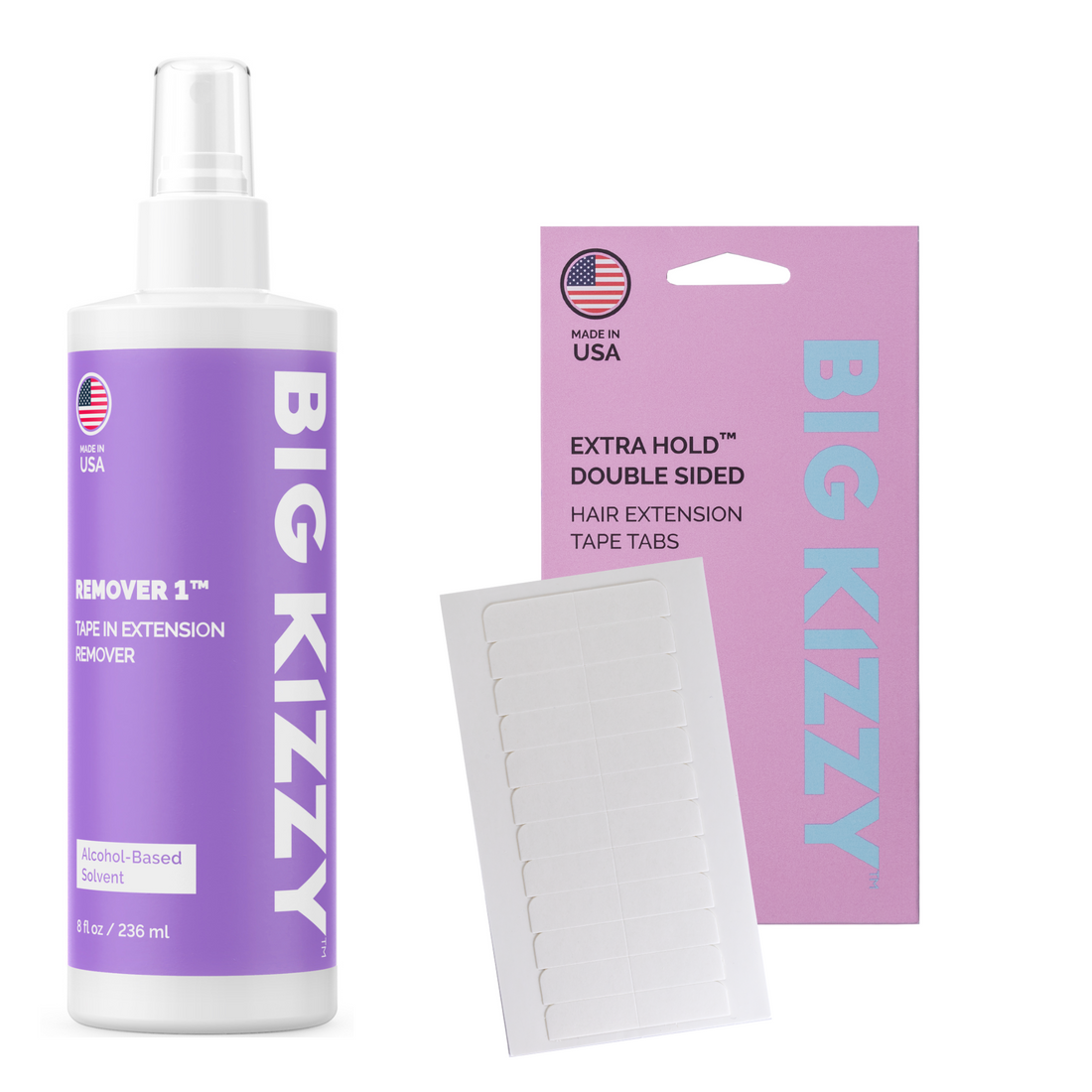 EXTRA HOLD DOUBLE SIDED TAPE TABS + REMOVER 1 BUNDLE