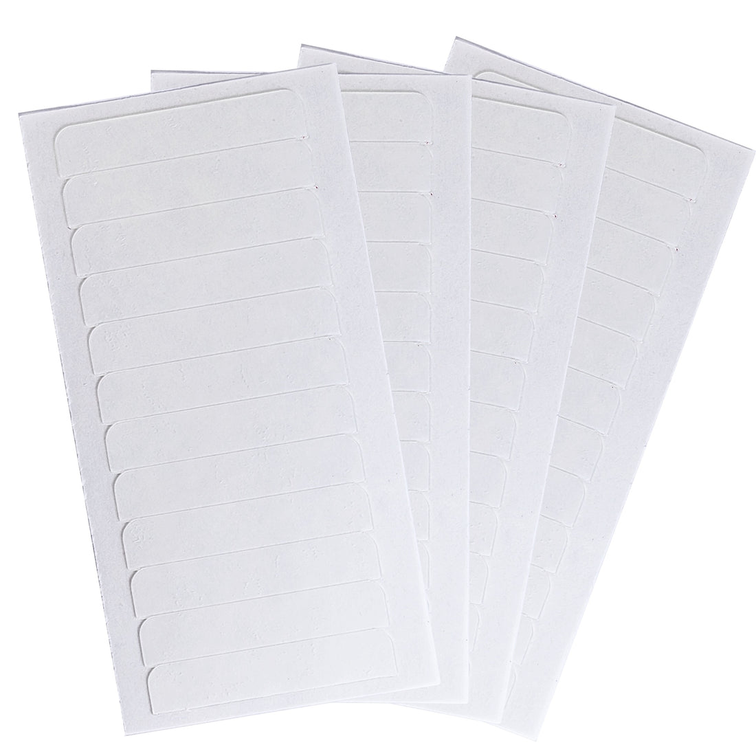 Four sheets of Big Kizzy Ultra Stick Single Sided Hair Extension Tape Tabs Fanned Out