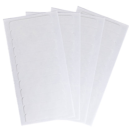 Four sheets of Big Kizzy Ultra Stick Single Sided Hair Extension Tape Tabs Fanned Out