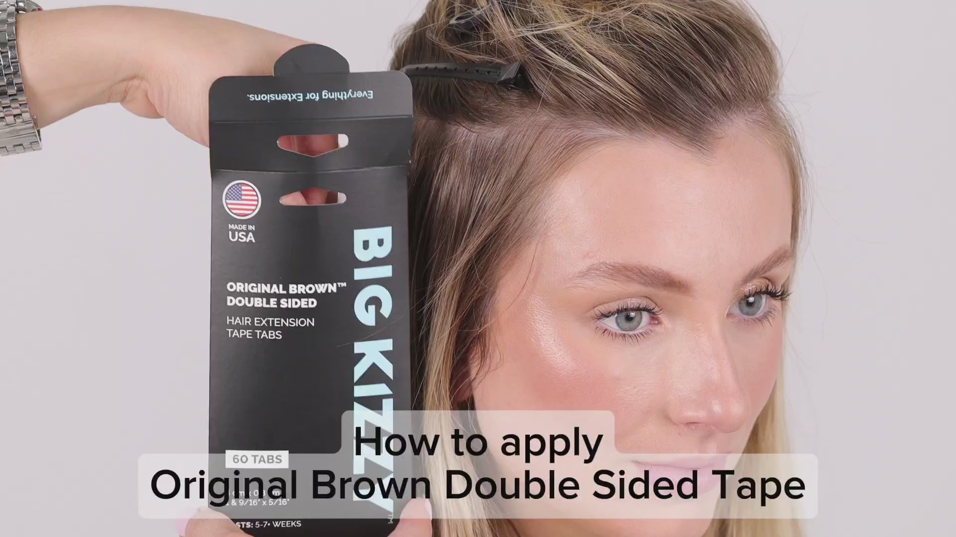 BIG KIZZY®- Original Brown™ Double Sided Hair Extension